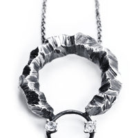Desertica silver necklace w/ stones