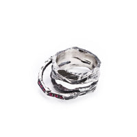 Desertica Silver Ring w/ lilac stones