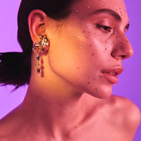 Green Sayula Ear Cuffs