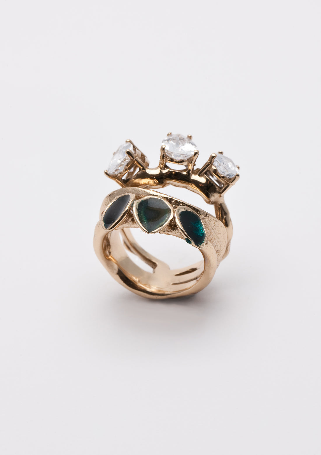White Galium ring