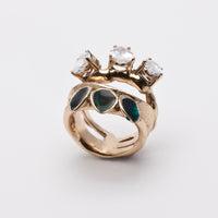 White Galium ring