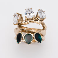 White Galium ring