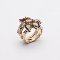 White Grivilea ring