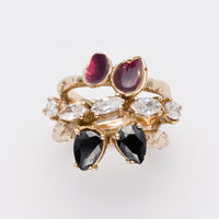 White Grivilea ring