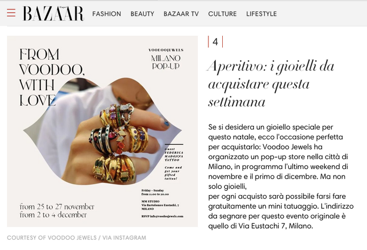 I gioielli da acquistare questa settimana - Harpers Bazaar
