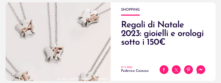 Regali di Natale 2023: gioielli e orologi sotto i 150€