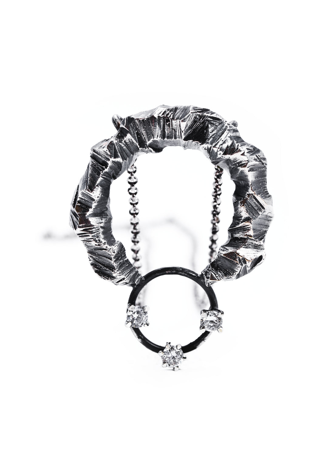 Desertica silver necklace w/ stones