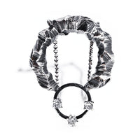 Desertica silver necklace w/ stones