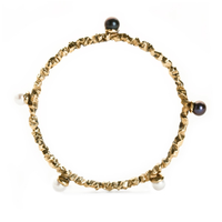 Artica Bangle with pearls