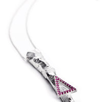 Desertica silver necklace w/ triangle