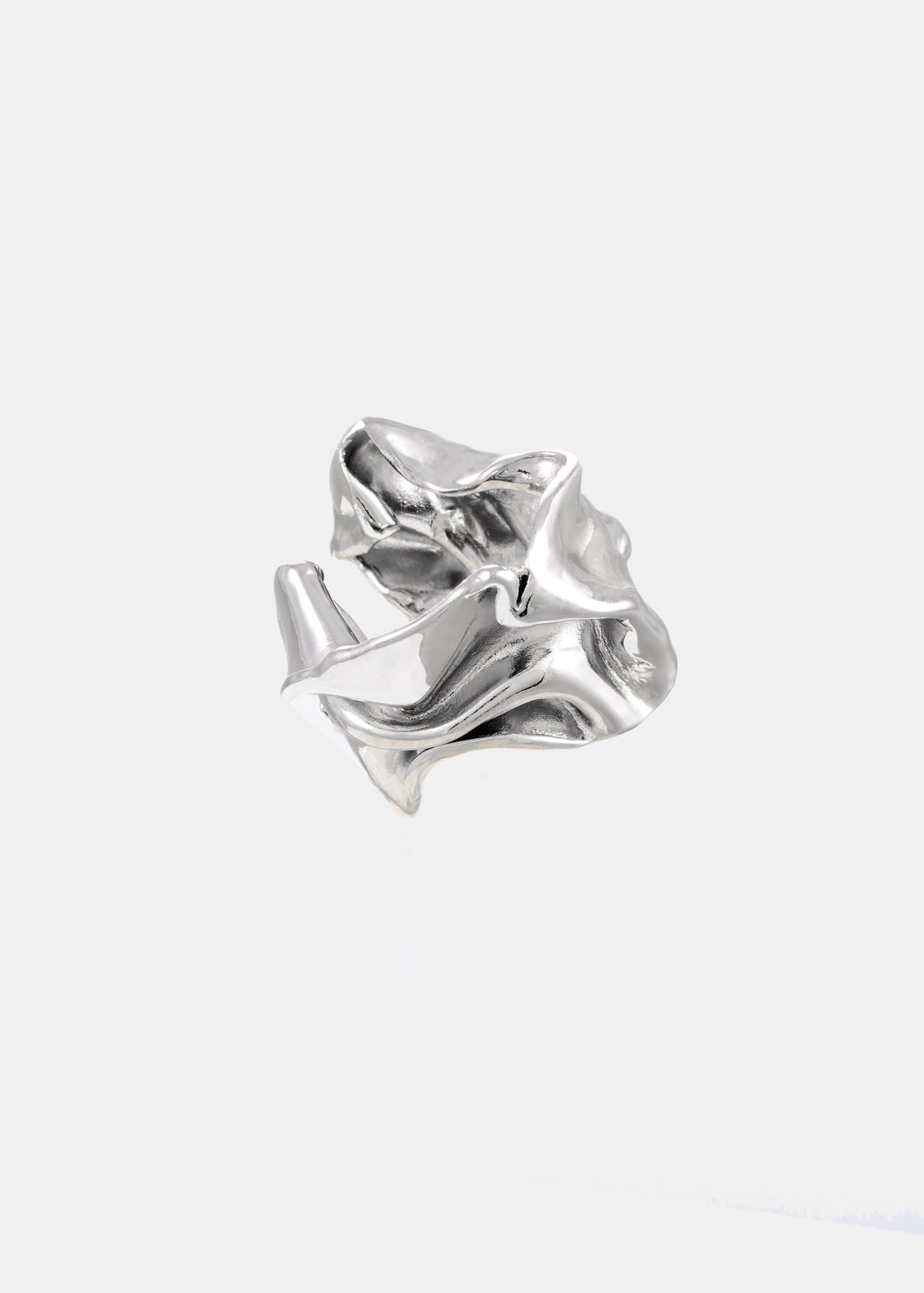 silver Miuna Ear Cuff