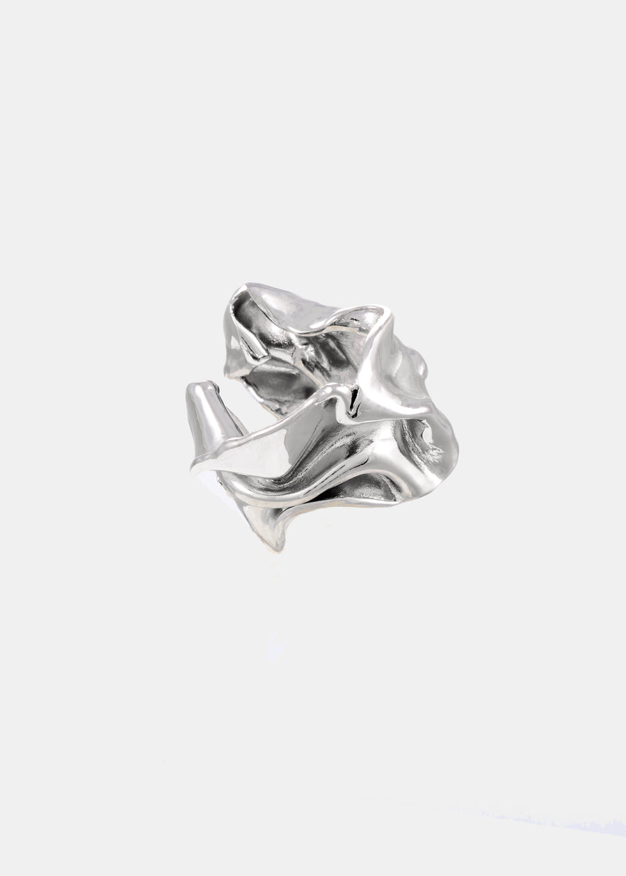 silver Miuna Ear Cuff