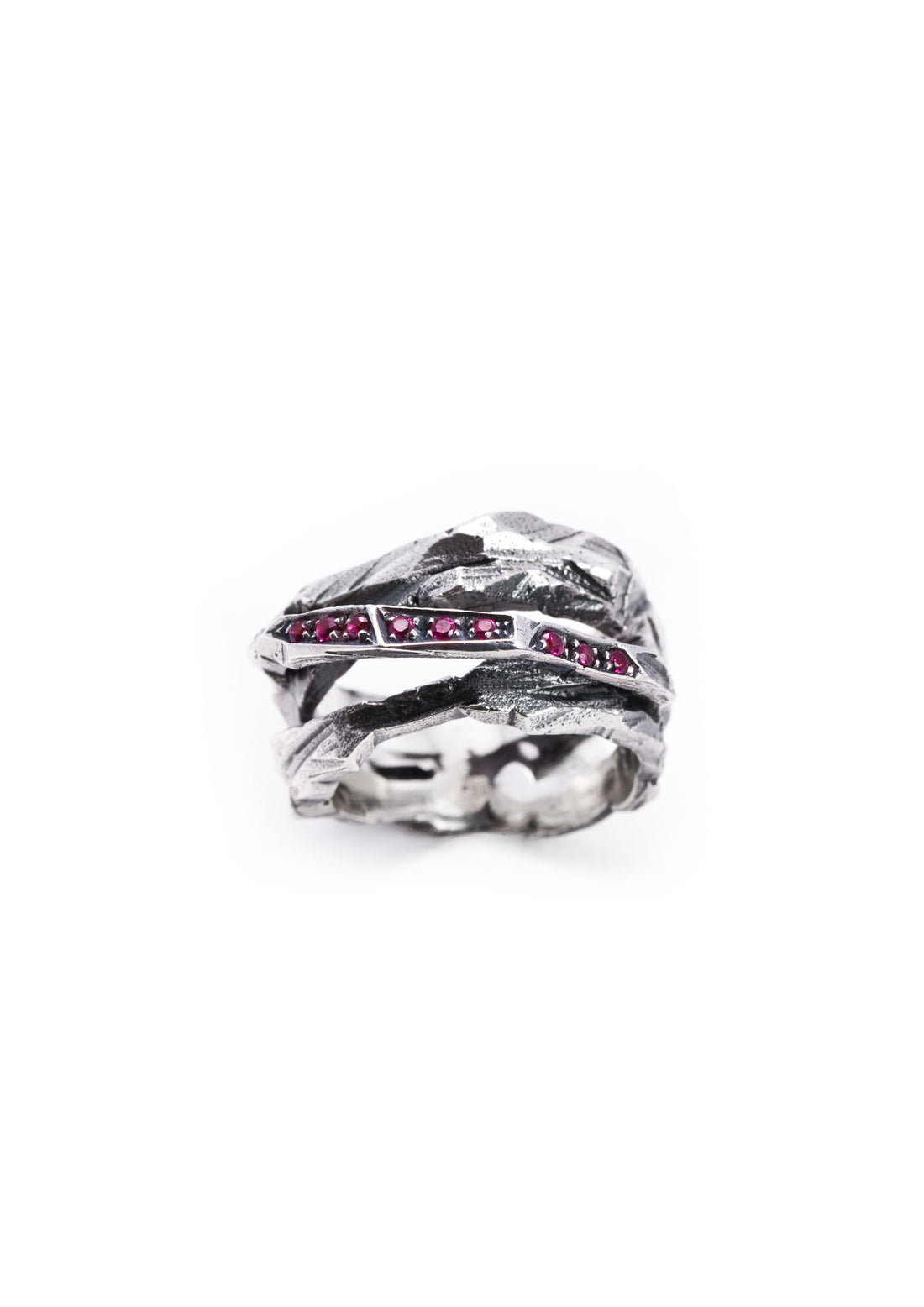 Desertica Silver Ring w/ lilac stones