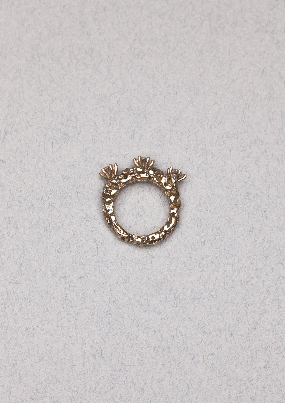 Moon Ring with stones