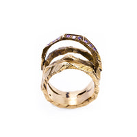 Desertica Bronze Ring w/ lilac stones