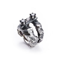Desertica Double Ring with stones