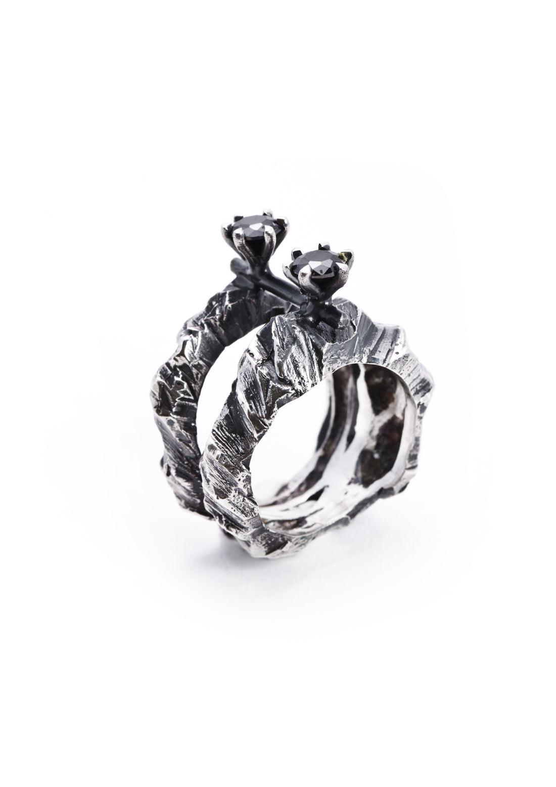 Desertica Double Ring with stones