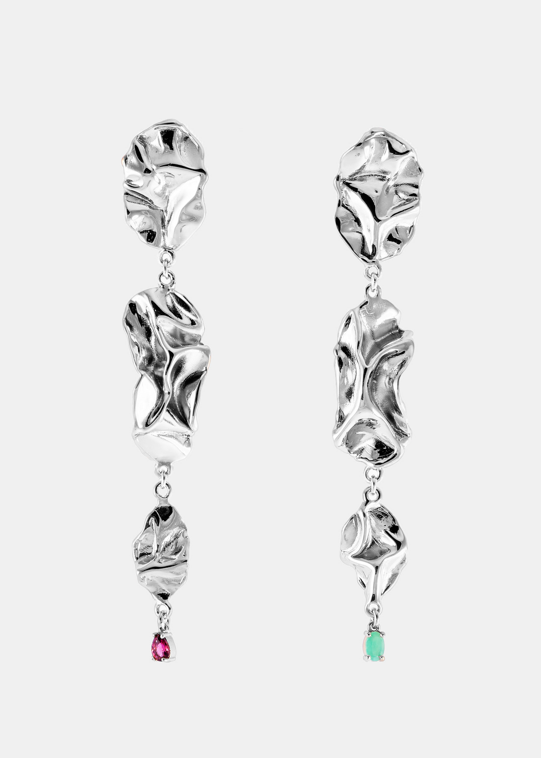 * Silver Acapulco Earrings