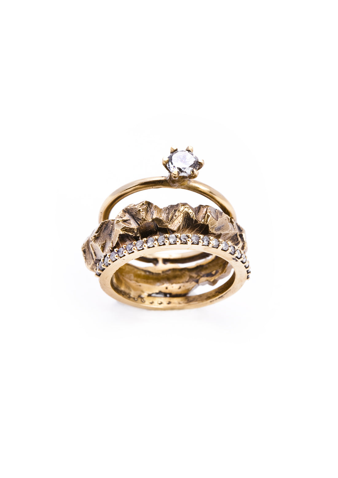 Desertica Bronze Ring w/ stones