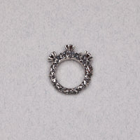 Moon Ring with stones