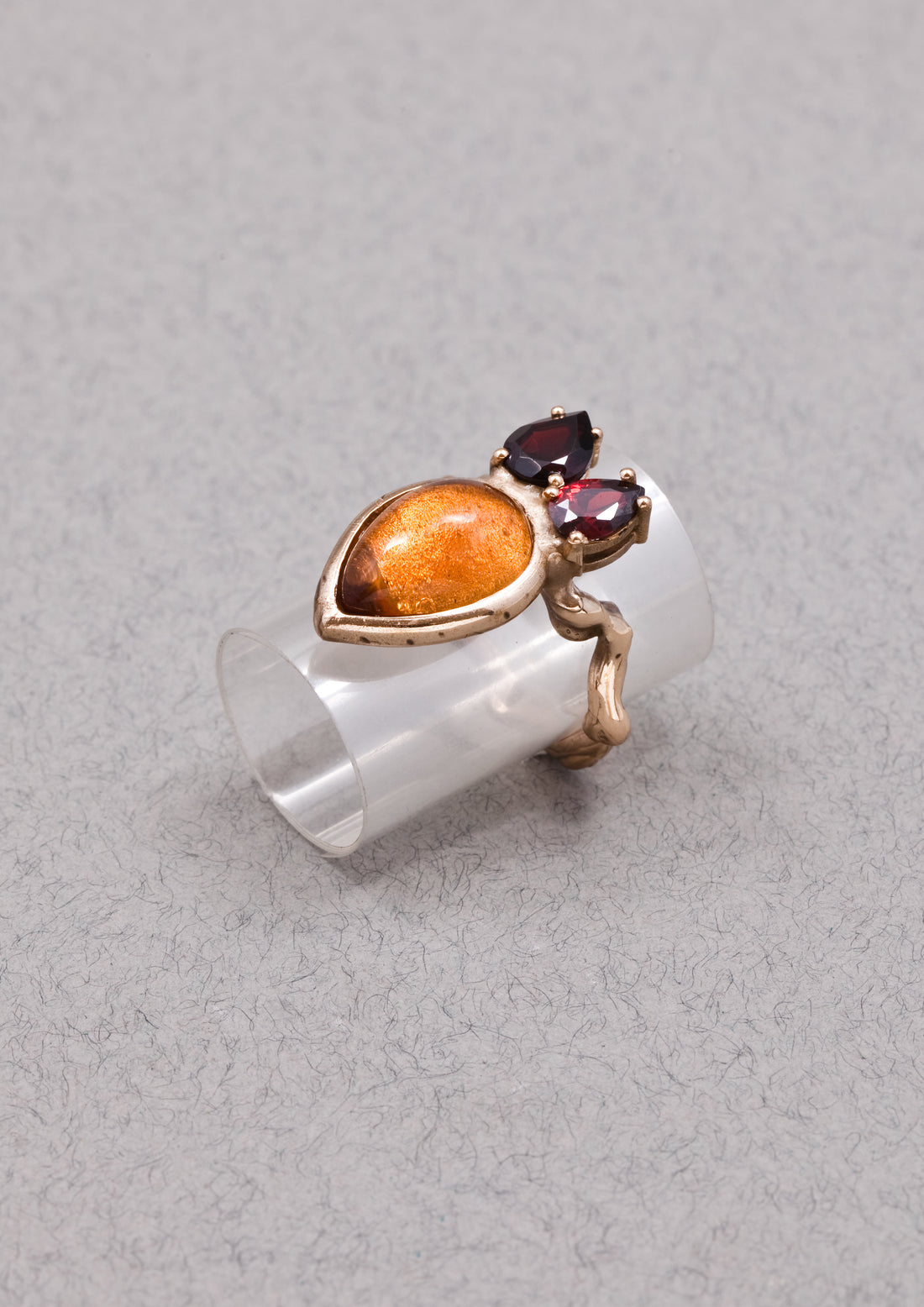 Floredo Bronze Ring w/ stones
