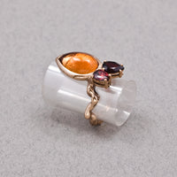 Floredo Bronze Ring w/ stones