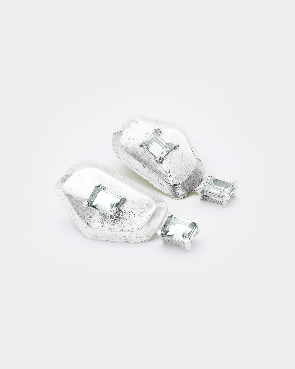 Dione Silver Earrings