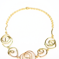 Multi sun necklace