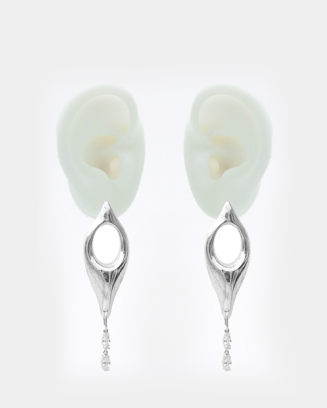 Ananke Silver Earrings