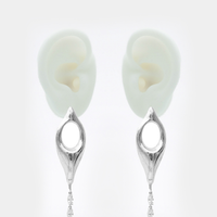 Ananke Silver Earrings
