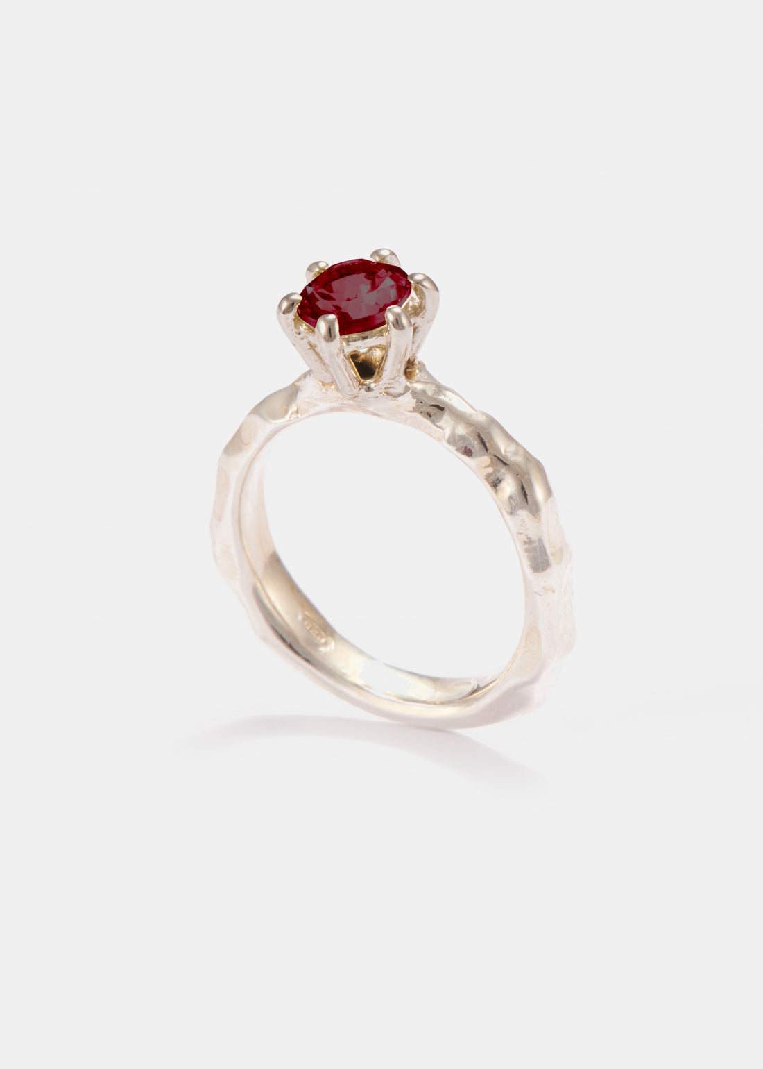 *Silver Red Love Letter ring