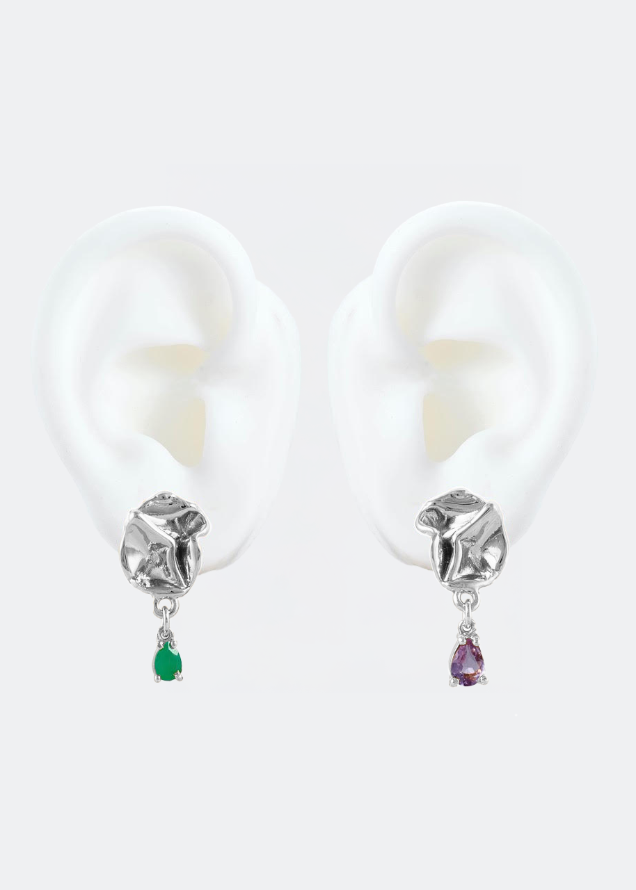 Mini Silver Izamal Earrings