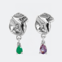 Mini Silver Izamal Earrings