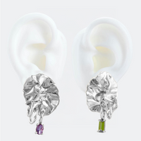 Mini Silver Iguala Earrings