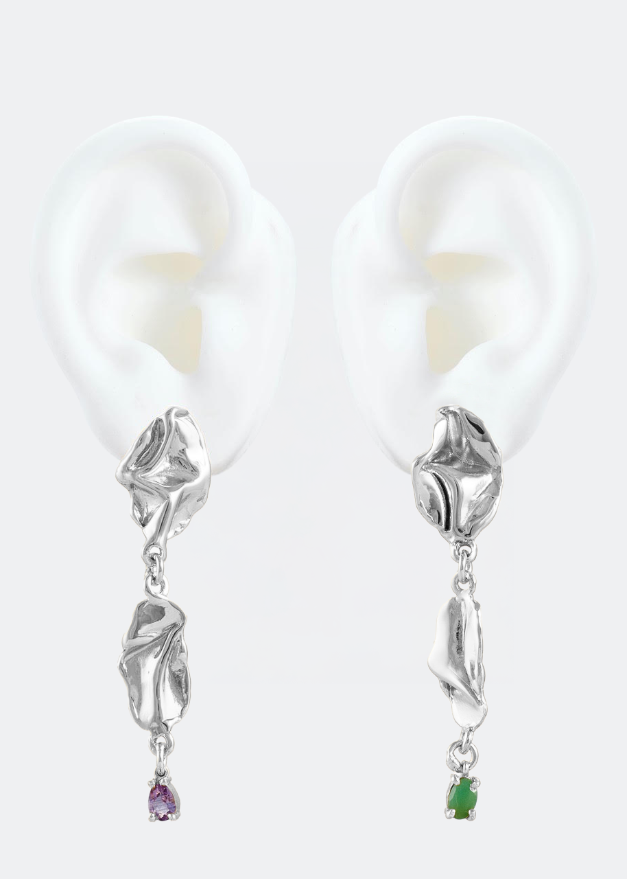 Mini Silver Acapulco Earrings