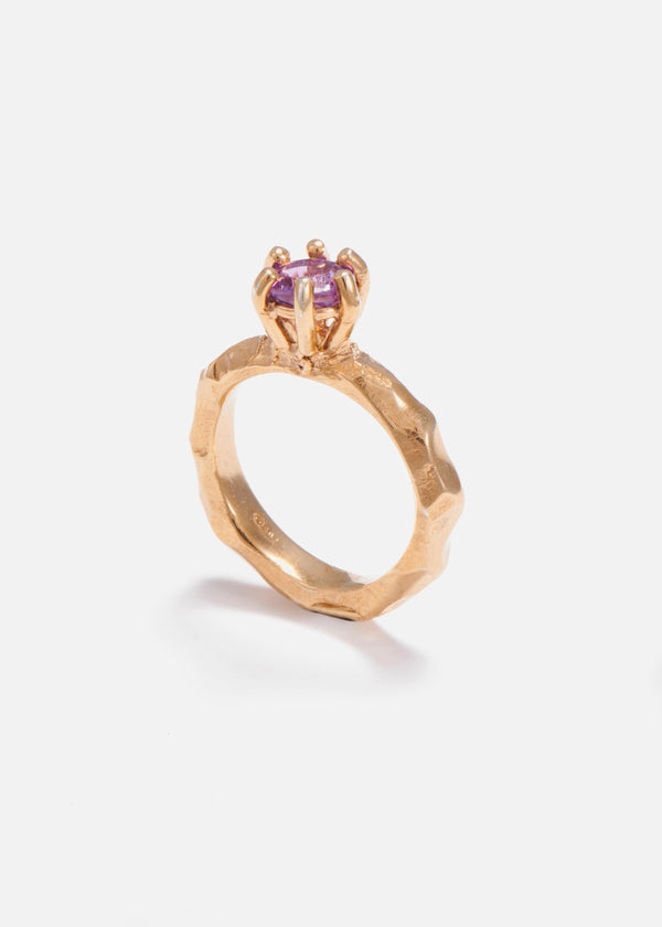 Purple Love Letter ring