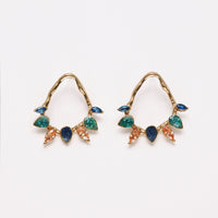 Okra earrings