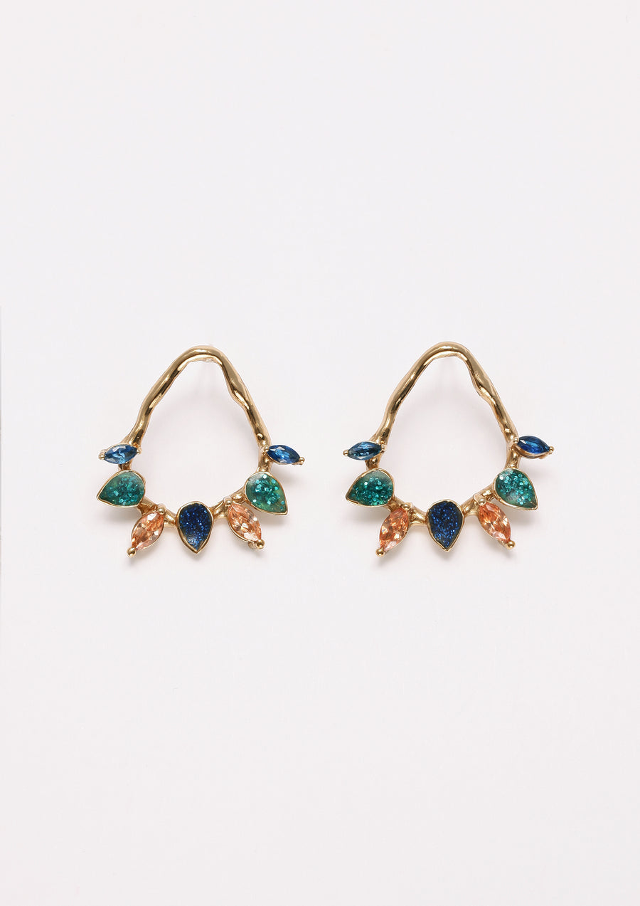 Okra earrings